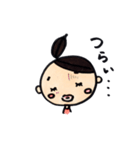 まる顔女子 2（個別スタンプ：27）