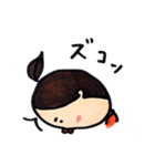 まる顔女子 2（個別スタンプ：29）