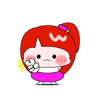 a fat girl（個別スタンプ：1）