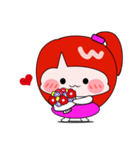 a fat girl（個別スタンプ：11）
