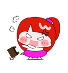 a fat girl（個別スタンプ：27）