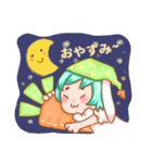 グリーンアップルのウサギ（個別スタンプ：12）