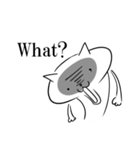 しゅっとしたねこ（個別スタンプ：5）