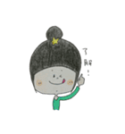 手描きの女の子（個別スタンプ：4）