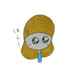 手描きの女の子（個別スタンプ：32）