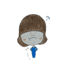 手描きの女の子（個別スタンプ：33）