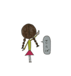 手描きの女の子（個別スタンプ：39）
