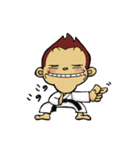 Karate loves monkey（個別スタンプ：16）