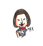 Double Chin Old Woman（個別スタンプ：2）