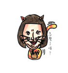 Double Chin Old Woman（個別スタンプ：10）