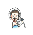 Double Chin Old Woman（個別スタンプ：21）