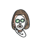 Double Chin Old Woman（個別スタンプ：22）