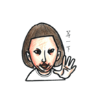 Double Chin Old Woman（個別スタンプ：34）