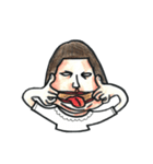 Double Chin Old Woman（個別スタンプ：35）
