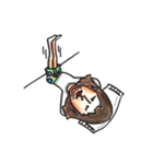 Double Chin Old Woman（個別スタンプ：36）