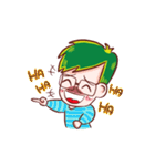 Green Hair Boy（個別スタンプ：18）