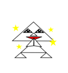 二等辺三角形さん（個別スタンプ：3）