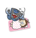 Bee Bie and cute little cat（個別スタンプ：16）