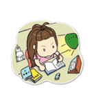 Bee Bie and cute little cat（個別スタンプ：23）