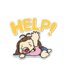 Bee Bie and cute little cat（個別スタンプ：28）
