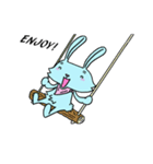 あおうさぎ（Blues Rabbit）（個別スタンプ：4）