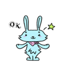 あおうさぎ（Blues Rabbit）（個別スタンプ：13）