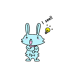 あおうさぎ（Blues Rabbit）（個別スタンプ：24）