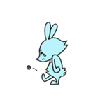 あおうさぎ（Blues Rabbit）（個別スタンプ：27）