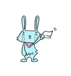 あおうさぎ（Blues Rabbit）（個別スタンプ：35）