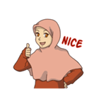 Pinky Hijab（個別スタンプ：3）