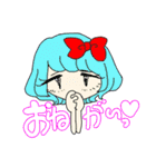 コメカワイイおんなのこ（個別スタンプ：22）