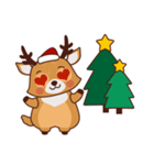 Christmas Deer Winter Snow Set（個別スタンプ：2）