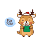 Christmas Deer Winter Snow Set（個別スタンプ：3）