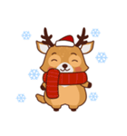 Christmas Deer Winter Snow Set（個別スタンプ：8）