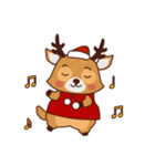 Christmas Deer Winter Snow Set（個別スタンプ：10）