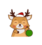 Christmas Deer Winter Snow Set（個別スタンプ：17）