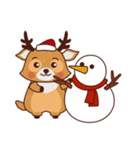 Christmas Deer Winter Snow Set（個別スタンプ：21）