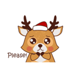 Christmas Deer Winter Snow Set（個別スタンプ：29）