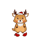 Christmas Deer Winter Snow Set（個別スタンプ：36）