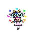 Rainbow Donkey（個別スタンプ：7）