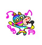 Rainbow Donkey（個別スタンプ：17）