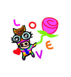 Rainbow Donkey（個別スタンプ：19）