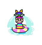 Rainbow Donkey（個別スタンプ：25）