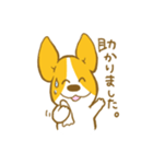あいさつ編 コーギーたろう（個別スタンプ：7）