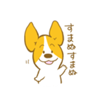 あいさつ編 コーギーたろう（個別スタンプ：13）