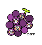 やさいとくだもののぶん？！（個別スタンプ：9）