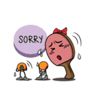 Peggy and Paul, the Ping Pong Buddy（個別スタンプ：24）