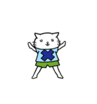 ゴキゲンねこ（個別スタンプ：4）