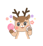 Pretty deer LULU（個別スタンプ：21）