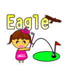 Angel Baby - Golf（個別スタンプ：10）